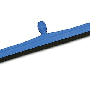 POTISKAČ vode, 55 cm, moder, s črno gumo, brez ročaja, plastičen