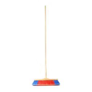 METLA PVC, 40 cm, lesena osnova, ročaj naravnost