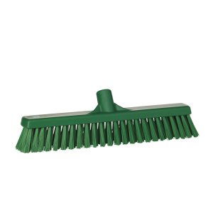 METLA za tla, 41 cm, zelena, 2-fazna, brez ročaja, PP/PS, HACCP, Vikan