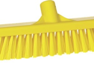 METLA za tla, 41 cm, rumena, 2-fazna, brez ročaja, PP/PS, HACCP, Vikan