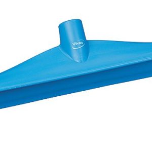 POTISKAČ vode, 70 cm, moder, z modro gumo, plastičen, HACCP, Vikan