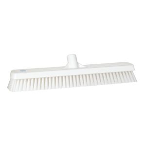 Krtača za tla, 47 cm, bela, trda, brez ročaja, PP/PS, HACCP, Vikan