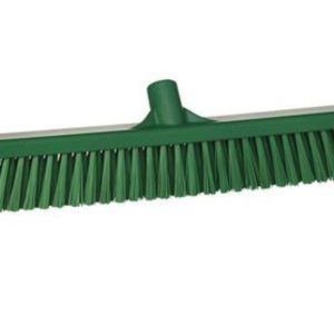 METLA za tla, 61 cm, zelena, 2-fazna, brez ročaja, PP/PS, HACCP, Vikan