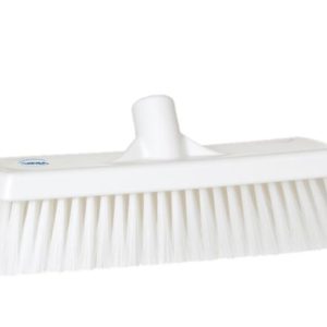 METLA za tla, 30 cm, bela, srednje trda, brez ročaja, PP/PS, HACCP, Vikan