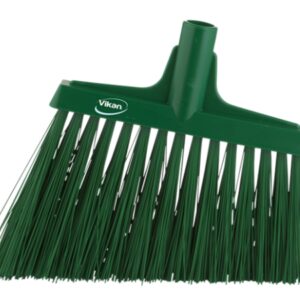 METLA za tla, 29 cm, zelena, trda, kotna, brez ročaja, HACCP, Vikan
