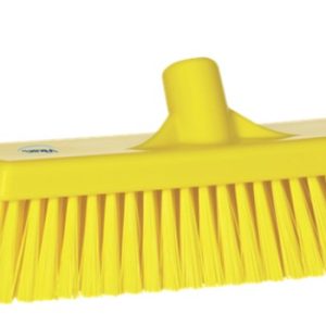 METLA za tla, 30 cm, rumena, srednje trda, brez ročaja, PP/PS, HACCP, Vikan