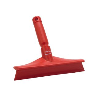POTISKAČ vode, z ročajem, 25 cm, za sterilizacijo, RDEČ, plastičen, HACCP, Vikan