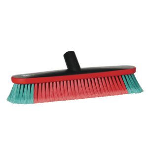 Krtača za pranje vozil, RDEČE/ZELENA/ČRNA, 37 cm, z dotokom vode, Vikan