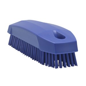 Ročna krtača za nohte, vijolična, TRDA, 13 cm, HACCP