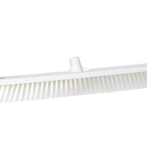 METLA za tla, 61 cm, bela, mehka, brez ročaja, HACCP