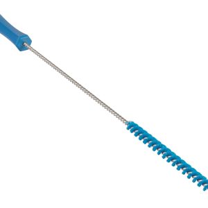 Ročna krtača za čiščenje cevi premera 10 mm, modra, trda, HACCP