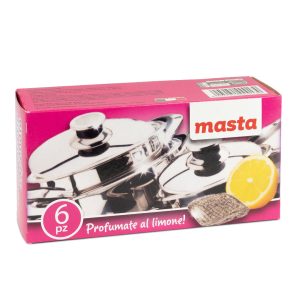 GOBICA žična, s čistilom, vonj limone, 6 kos/pak