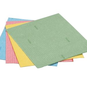 KRPA GOBASTA WETTEX Classic 10 kos/pak, rumena, ekstra vpojna, biorazgradljiva, Vileda