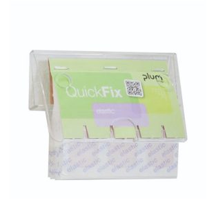 Podajalnik za obliže QuickFix Solo, prozoren, stenski, Plum