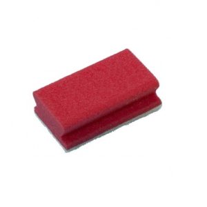 GOBICA pomivalna, srednja, TASKI NonAbrasive, rdeča, z belo kopreno