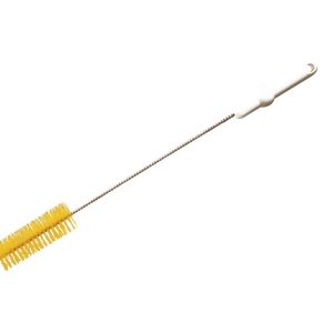 Krtača za čiščenje steklenic, fi 40 mm, rumena