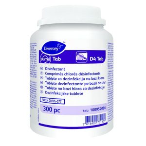 Sredstvo za dezinfekcijo Suma Tab D4 Tab, tablete, za kuhinje, 300 kos