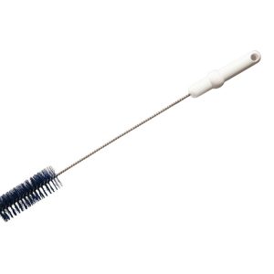 Krtača za čiščenje steklenic, fi 40 mm, modra