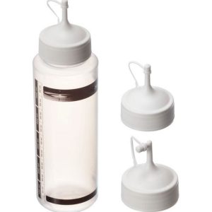 PLASTENKA 500 ml, z merilom, z dozirno šobo