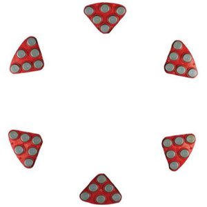 TASKI TWISTER HYBRID, segmenti, rdeči, 6 kos/pak