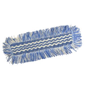 KRPA za tla, na ježka, 25 cm, Jonmaster Ultra HD Damp Mop, modro-bela, z večjimi zankami, barvno kodiranje