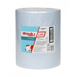 INDUSTRIJSKE PAPIRNATE BRISAČE MAX, Wypall L20+, 2-slojne, modre