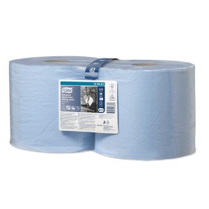 INDUSTRIJSKE PAPIRNATE BRISAČE MAX, Tork Combi Ind. Heavy-Duty, 3-slojne, modre, 2 rol/pak, W1/W2