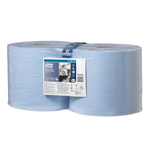 INDUSTRIJSKE PAPIRNATE BRISAČE MAX, Tork Combi Heavy-Duty, 2-slojne, modre, 2 rol/pak, W1/W2