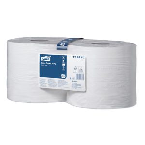 INDUSTRIJSKE PAPIRNATE BRISAČE MAX, Tork Combi Basic, 2-slojne, bele, 2 rol/pak, W1/W2