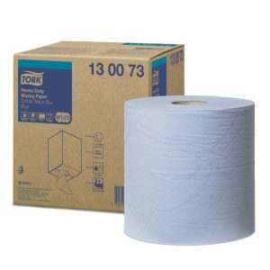INDUSTRIJSKE PAPIRNATE BRISAČE MAX, Tork Heavy-Duty, 2-slojne, modre, v škatli, W1/W2/W3