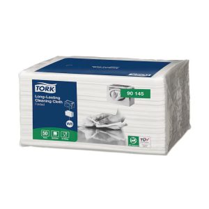 KRPE netkane, čistilne, Tork Long-Lasting, bele, 50 kos/pak, W8