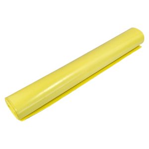 VREČKE 80 L, 58 x 108 cm, LDPE, 80 my, rumene, 10 kos/rol