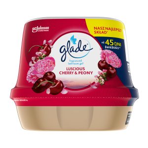 Osvežilec zraka v gelu Glade LUSCIOUS CHERRY & PEONY, 180 g