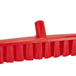 METLA za tla, 40 cm, rdeča, srednje trda, UST, brez ročaja, HACCP, Vikan