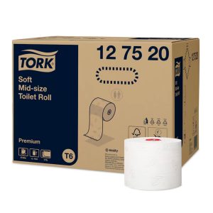 Toaletni papir ROLE COMPACT, 2-slojni, Tork Premium Soft, 27 rol/krt, T6