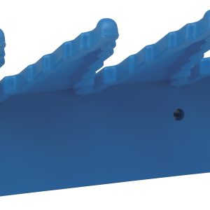 Stenski NOSILEC za pripomočke, 24 cm, plastičen, moder, HACCP, Vikan