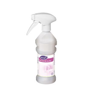 PLASTENKA 300 ml, za Diverflow, z označbo Room Care R9, vijolična, z razpršilko