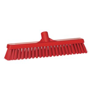 METLA za tla, 41 cm, rdeča, 2-fazna, brez ročaja, PP/PS, HACCP, Vikan