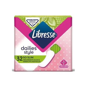 Higienski vložki LIBRESSE SO SLIM, tanki, dnevni, 32 kos/pak