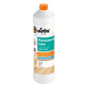 Premaz za tla Loba PermanentCare Matt Satin, mat premaz za lesena tla, 1 L