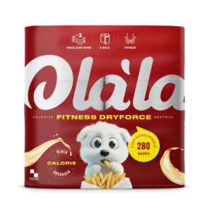 Papirnate brisače v roli, 23 cm, OLALA CALORIE ABSORBER, 2 rol/pak