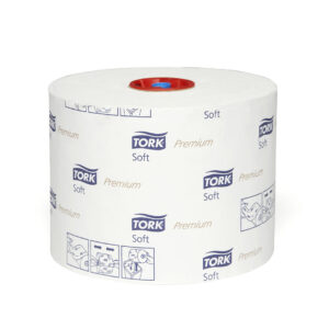 TOALETNI PAPIR ROLE COMPACT, 2-slojne, bele, 100m, 27 rol v kartonu, Tork