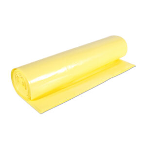 VREČKE 240 L, 120 x 160 cm, LDPE, 50 my, rumene, 50 kos/pak