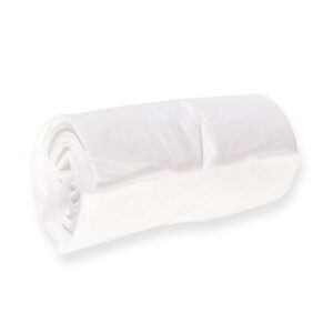 VREČKE za živila, 8 kg, z ročajem, HDPE, bele, 100 kos/rol, PUREBA