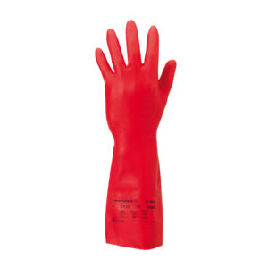 ROKAVICE AlphaTec Solvex, nitril, velikost M, rdeče