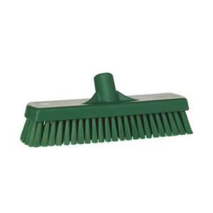 Krtača za tla, 30 cm, zelena, trda, brez ročaja, PP/PS, HACCP, Vikan