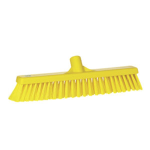 METLA za tla, 41 cm, rumena, 2-fazna, brez ročaja, PP/PS, HACCP, Vikan
