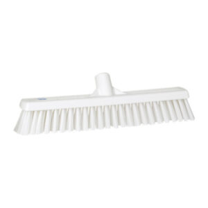 METLA za tla, 41 cm, bela, 2-fazna, brez ročaja, PP/PS, HACCP, Vikan
