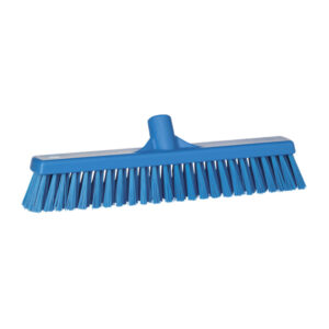 METLA za tla, 41 cm, modra, 2-fazna, brez ročaja, PP/PS, HACCP, Vikan