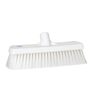 METLA za tla, 30 cm, bela, srednje trda, brez ročaja, PP/PS, HACCP, Vikan